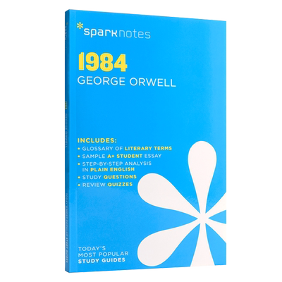 【中商原版】文学导读系列：1984 英文原版 解读经典文学著作 1984 by George Orwell SparkNotes
