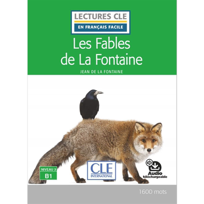 预售 法语视听分级阅读 B1 拉封丹寓言 可下载音频 Les fables de la Fontaine Niveau B1 法文原版 Jean de La F【中商原版】