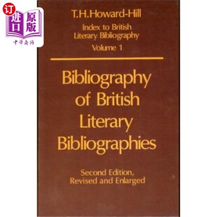 Bibliographies 海外直订Bibliography Literary British 英国文学参考书目