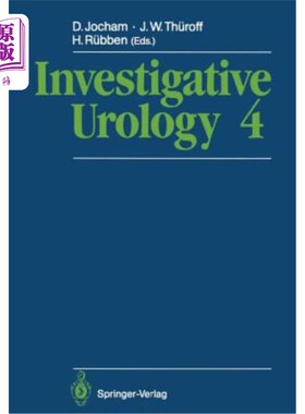 海外直订医药图书Investigative Urology 4 泌尿学调查4