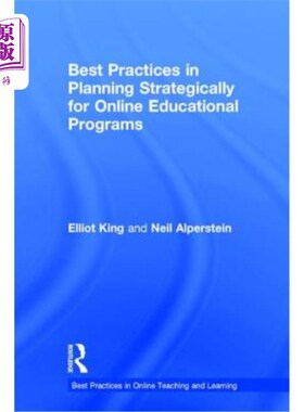 海外直订Best Practices in Planning Strategically for Online Educational Programs 在线教育课程战略规划的最佳实践