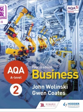 海外直订AQA A-level Business Year 2 Fourth Edition (Woli... AQA A-level商务二年级第四版(Wolinski and Coates)