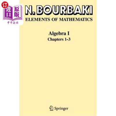 海外直订Algebra I: Chapters 1-3 代数一：第1-3章
