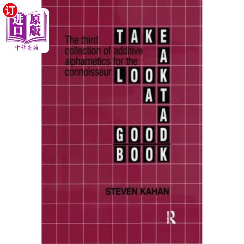 海外直订Take a Look at a Good Book: The Third Collection of Additive Alphametics for the 看一本好书
