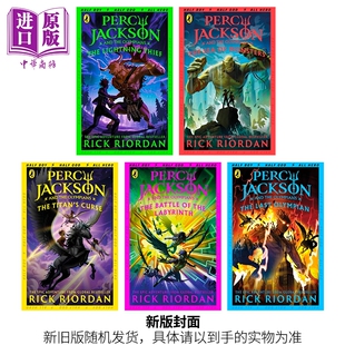 平装 Percy 英文原版 预售 Rick 可搭哈利波特英语原版 波西杰克逊和奥林匹斯英雄5本套装 神火之盗 Jackson 第一季 Riordan 英版
