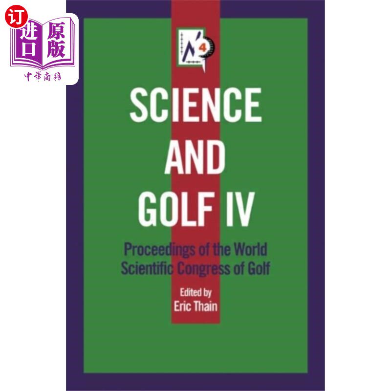 海外直订Science and Golf IV 科学与高尔夫IV