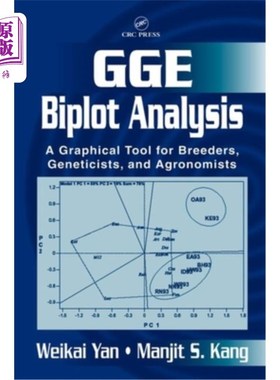 海外直订Gge Biplot Analysis: A Graphical Tool for Breeders, Geneticists, and Agronomists Gge双线图分析:育种家，遗传