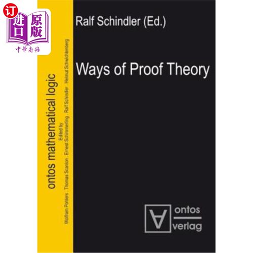 海外直订Ways of Proof Theory 证明理论的方法