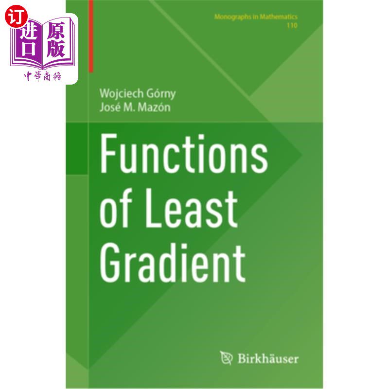 海外直订Functions of Least Gradient Functions of Least Gradient
