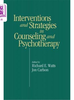 海外直订医药图书Intervention & Strategies in Counseling and Psychotherapy 咨询与心理治疗中的干预与策略