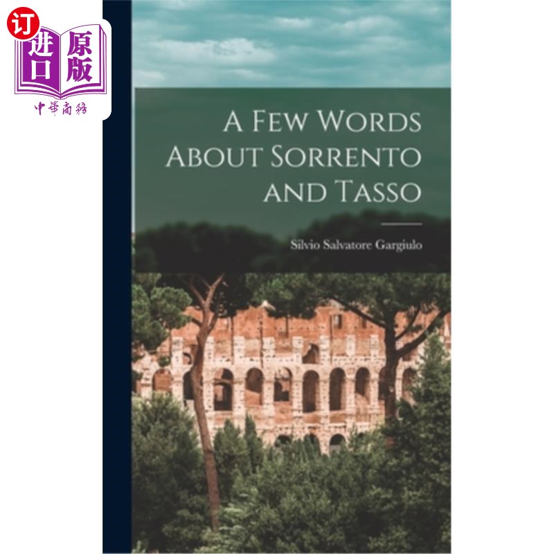海外直订A Few Words About Sorrento and Tasso 关于索伦托和塔索的一些话