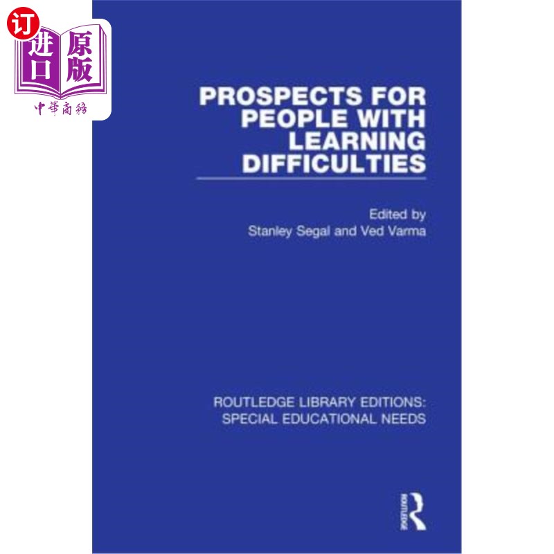 海外直订Prospects for People with Learning Difficulties 学习困难人士的前景