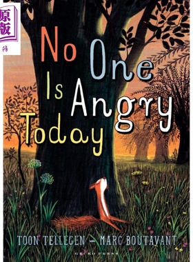 现货 Marc Boutavant:No One Is Angry Today 今天没人生气 英文原版 进口原版 6岁到12岁 儿童绘本 Toon Tellegen【中商原版】