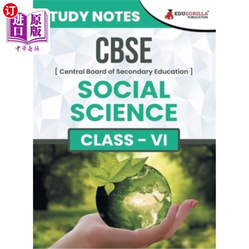 海外直订CBSE (Central Board of Secondary Education) Class VI - Social Science Topic-wise CBSE（中央中等教育委员会）