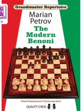 海外直订Grandmaster Repertoire 12: The Modern Benoni 大师级剧目12：现代贝诺尼
