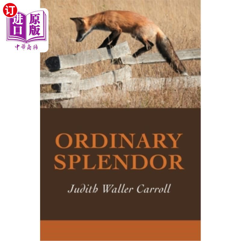 海外直订Ordinary Splendor 普通的辉煌