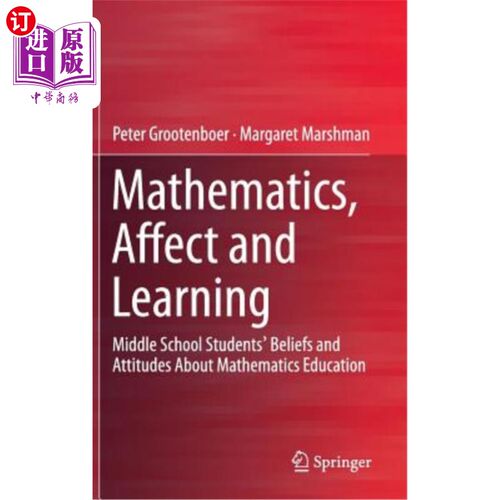 海外直订Mathematics, Affect and Learning: Middle School Students' Beliefs and Attitudes  数学、情感与学习:中学生对