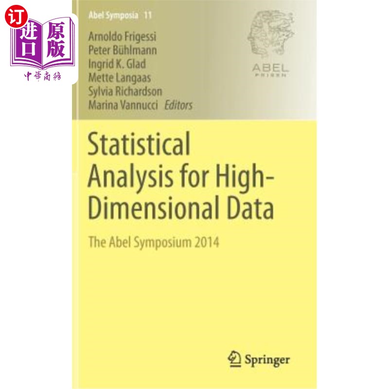 海外直订Statistical Analysis for High-Dimensional Data: The Abel Symposium 2014 高维数据的统计分析：2014年Abel研讨会