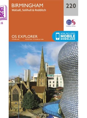 海外直订Birmingham, Walsall, Solihull and Redditch 伯明翰，沃尔索尔，索利赫尔和雷迪奇