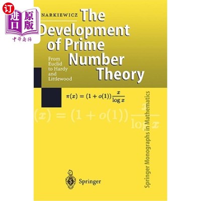 海外直订The Development of Prime Number Theory: From Euclid to Hardy and Littlewood 素数理论的发展：从欧几里德到哈