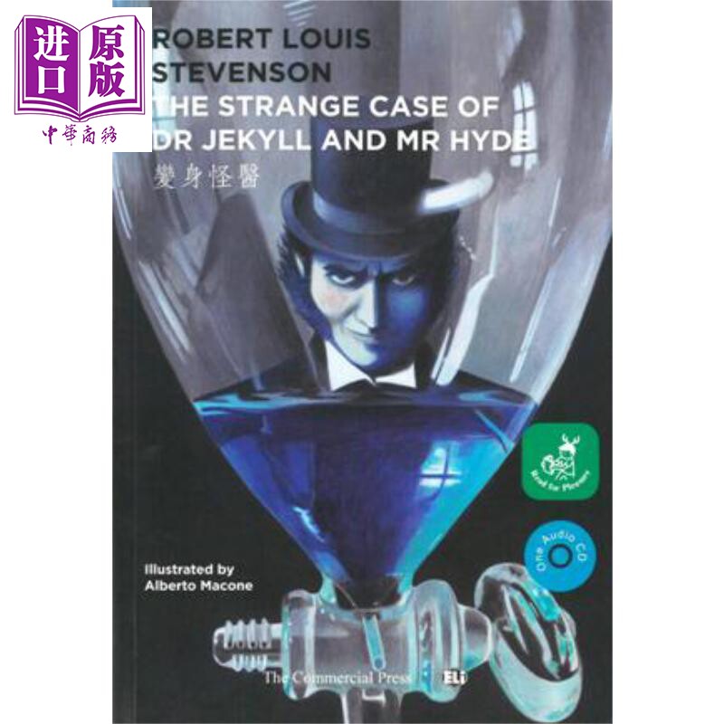 现货 Read for Pleasure The Strange Case of Dr Jekyll and Mr Hyde 变身怪医 港台原版 香港商务印书馆【中商原版】