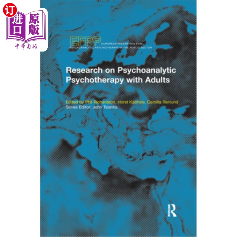 海外直订医药图书Research on Psychoanalytic Psychotherapy with Adults 成人精神分析心理治疗研究