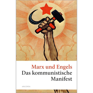 预售 【德文版】共产党宣言 Das kommunistische Manifest 德语原版 马克思 恩格斯 Karl Marx Friedrich Engels 共产主义【中商原