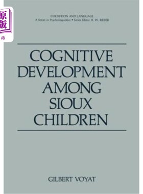 海外直订Cognitive Development Among Sioux Children 苏族儿童的认知发展