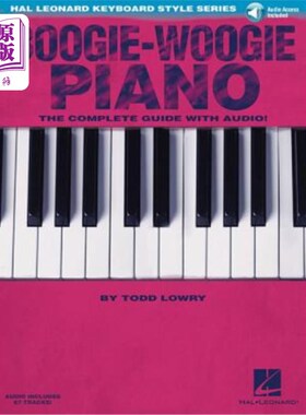 海外直订Boogie-Woogie Piano: Hal Leonard Keyboard Style Series 布吉-伍基钢琴:哈尔伦纳德键盘风格系列