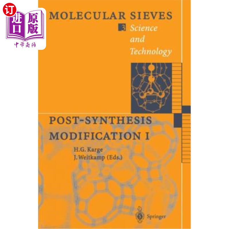 海外直订Post-Synthesis Modification I 合成后改性