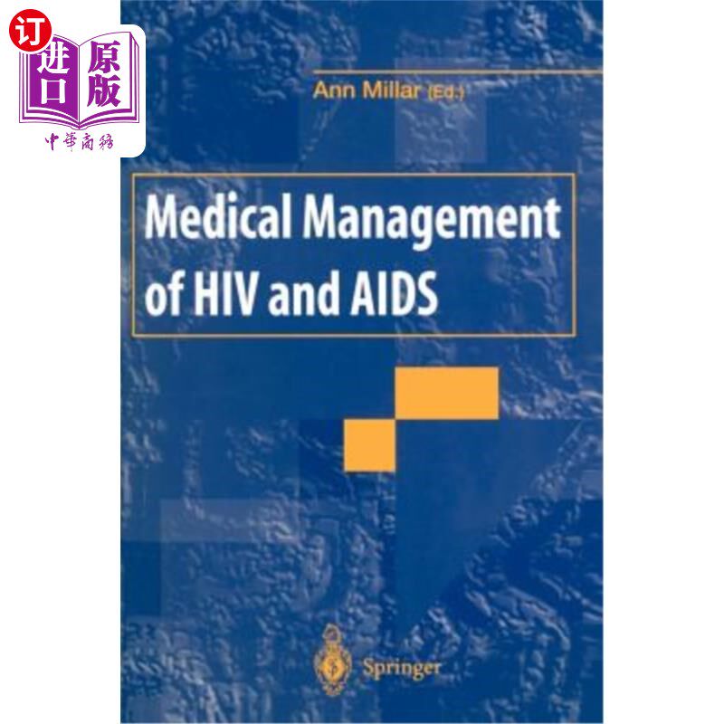 海外直订医药图书Medical Management of HIV and AIDS 艾滋病毒和艾滋病的医疗管理
