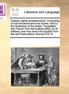 海外直订Arabian Nights Entertainments. Consisting of One Thousand and One Stories: Told  天方夜谭娱乐公司。由一千零