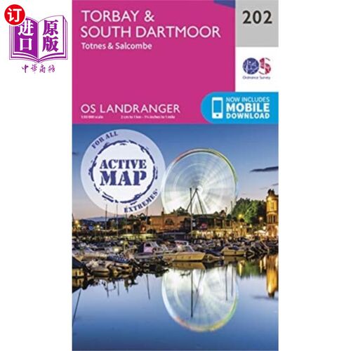 海外直订Torbay & South Dartmoor 托贝和南达特穆尔