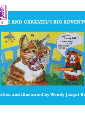 海外直订Crème and Caramel's Big Adventure: The tale of two brave little guinea pigs who  Crème和Cara