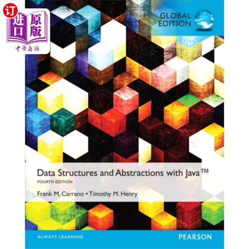 海外直订Data Structures and Abstractions with Java, Global Edition 数据结构和抽象与Java，全球版