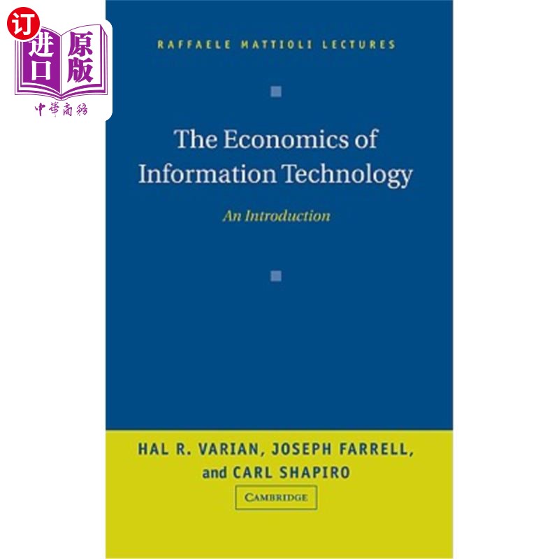 海外直订The Economics of Information Technology: An Introduction 信息技术经济学导论