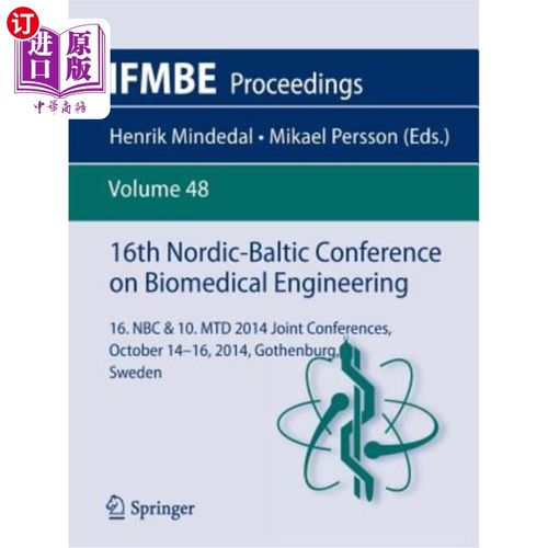 海外直订16th Nordic-Baltic Conference on Biomedical Engineering: 16. NBC & 10. Mtd 2014  第16届北欧-波罗的海生物医