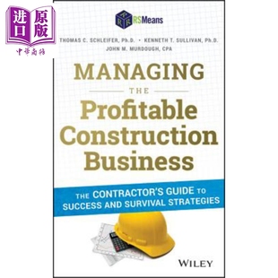Thomas Construction 可盈利建造业务管理 现货 Profitable the Business 中商原版 Schleifer 英文原版 Managing