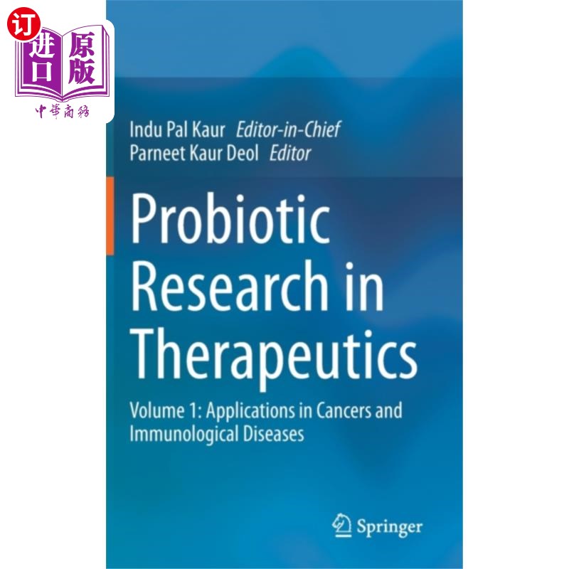 海外直订医药图书Probiotic Research in Therapeutics 治疗学中的益生菌研究