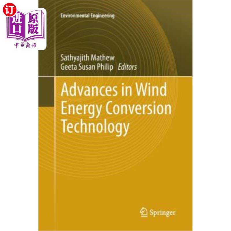 海外直订Advances in Wind Energy Conversion Technology 风能转换技术的进展