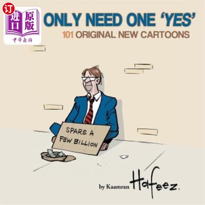 海外直订You Only Need One Yes: The Art and Humor of Hafeez 你只需要一个是的：哈菲兹的艺术和幽默