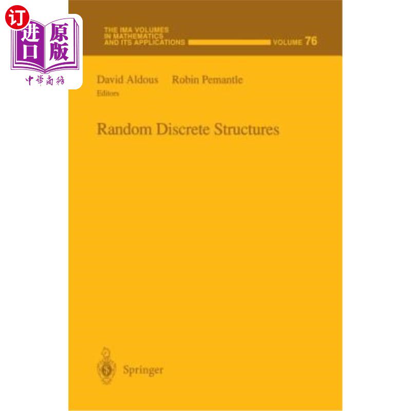 海外直订Random Discrete Structures 随机离散结构