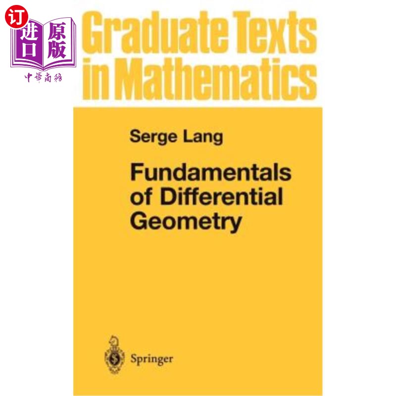 海外直订Fundamentals of Differential Geometry微分几何基础