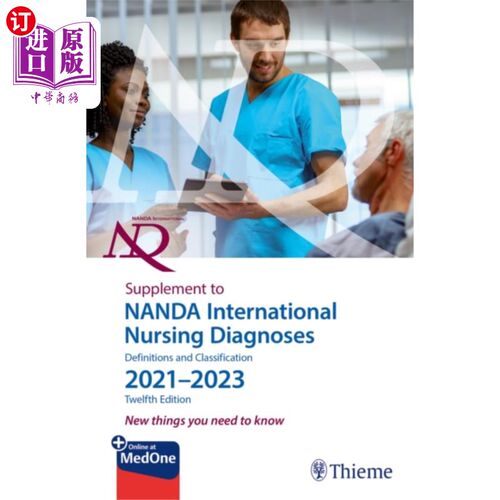 海外直订医药图书Supplement to NANDA International Nursing Diagno... 补充NANDA国际护理诊断:定义和分类2021-2023(第12