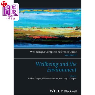 海外直订Wellbeing and the Environment 福祉与环境