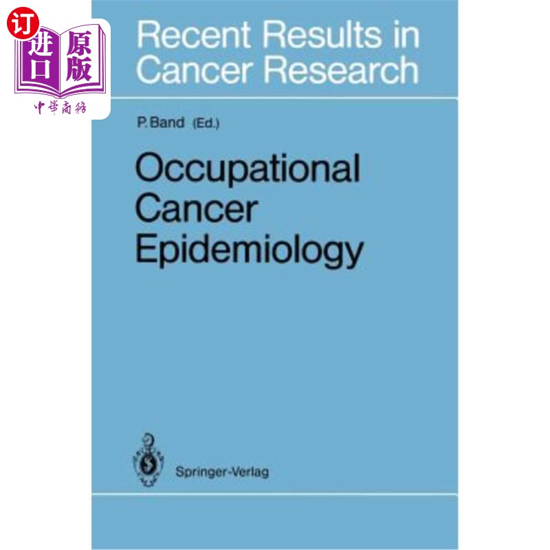 海外直订医药图书Occupational Cancer Epidemiology 职业癌症流行病学