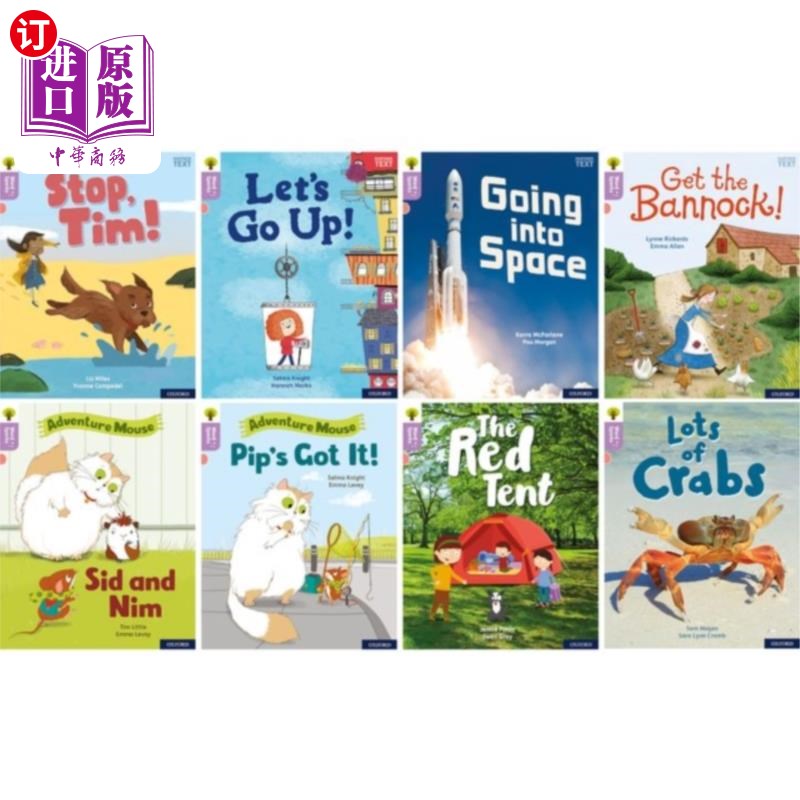 海外直订Oxford Reading Tree Word Sparks: Level 1+: Mixed... 牛津阅读树单词火花:1级+ 8级混合包