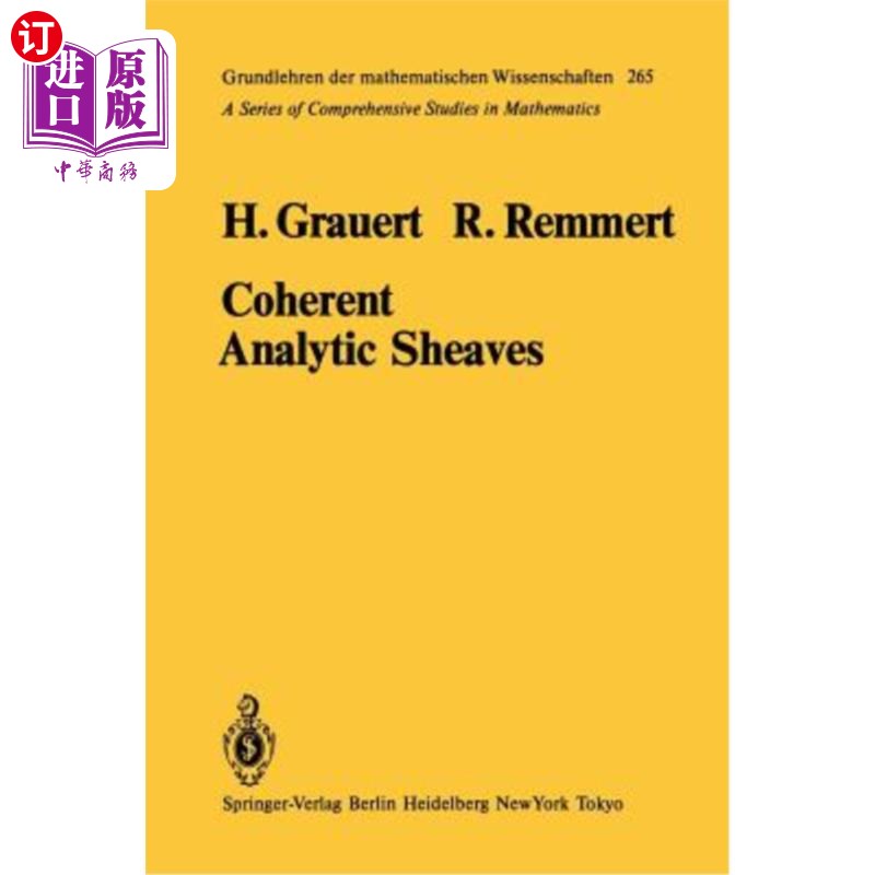 海外直订Coherent Analytic Sheaves 相干解析滑轮