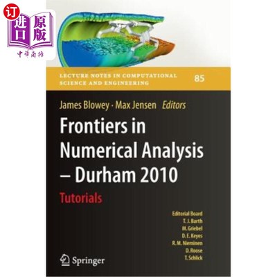 海外直订Frontiers in Numerical Analysis - Durham 2010 数值分析前沿-达勒姆2010