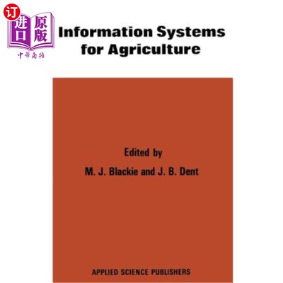 海外直订Information Systems for Agriculture 农业信息系统